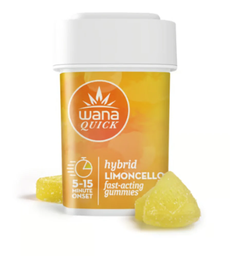 Wana Fast Acting Limoncello - 100 MG Gummies